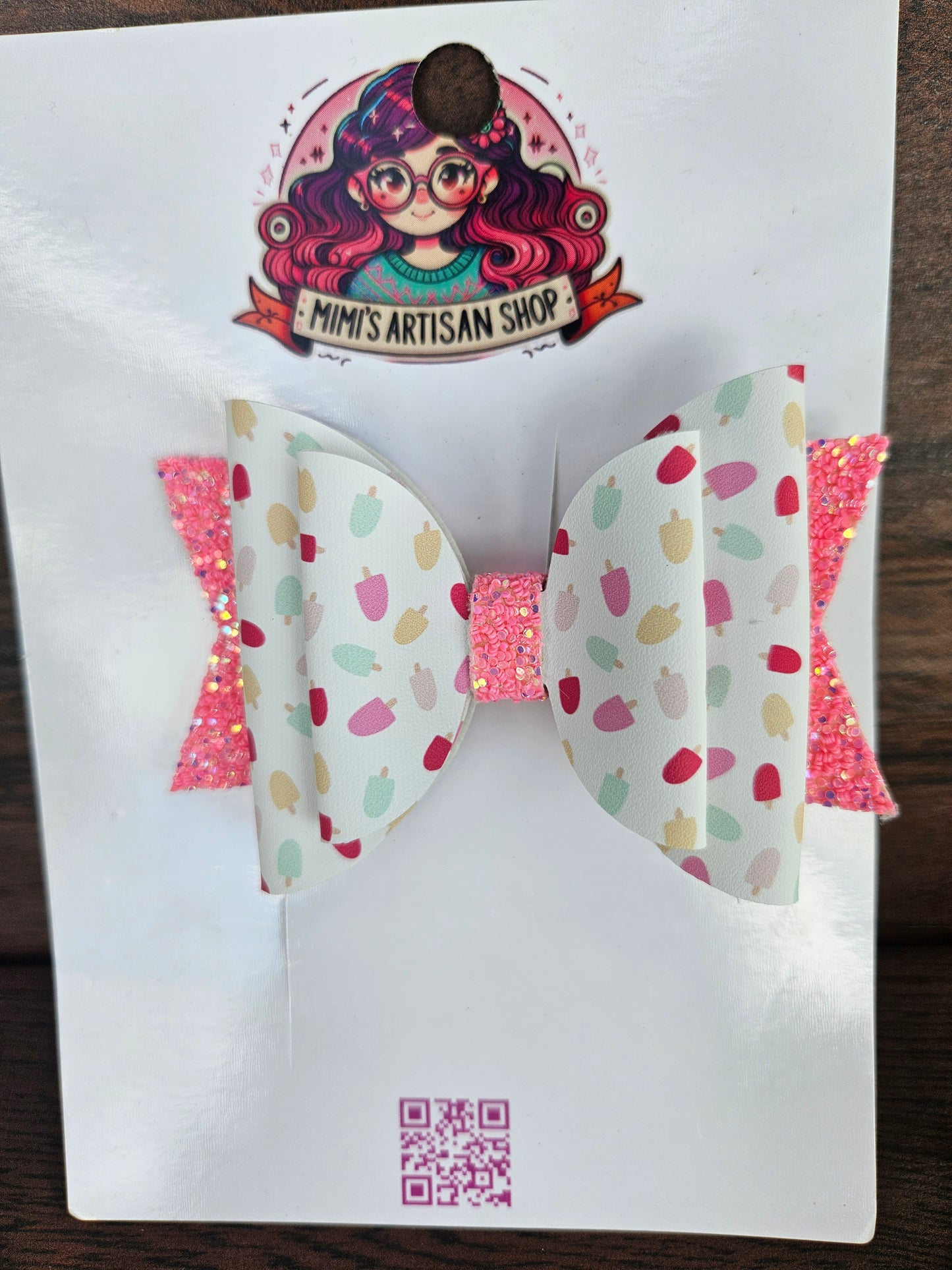 Ice cream hairbow MimisArtisanShop
