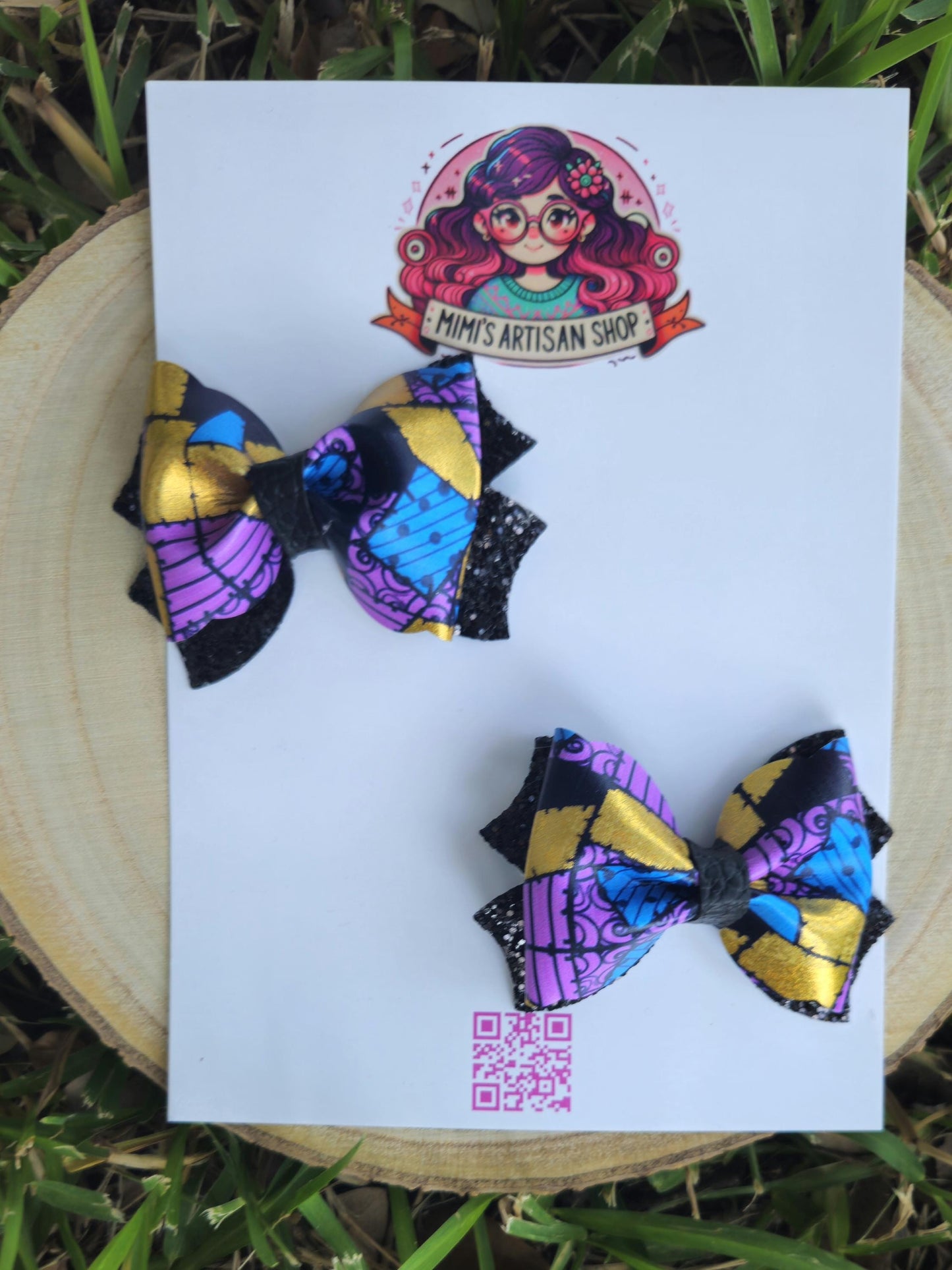 Spooky patchwork doll