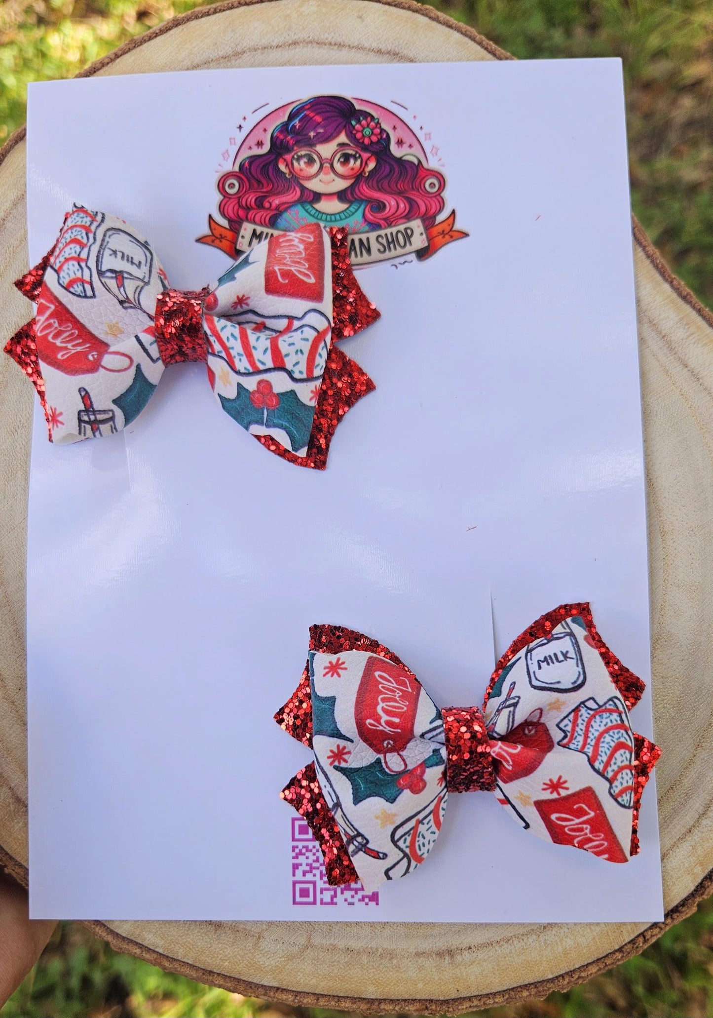 Chrismas hairbow, holidays, pigtail sets, holiday hairbows, green red