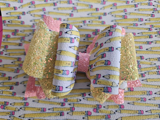 back to school hairbow