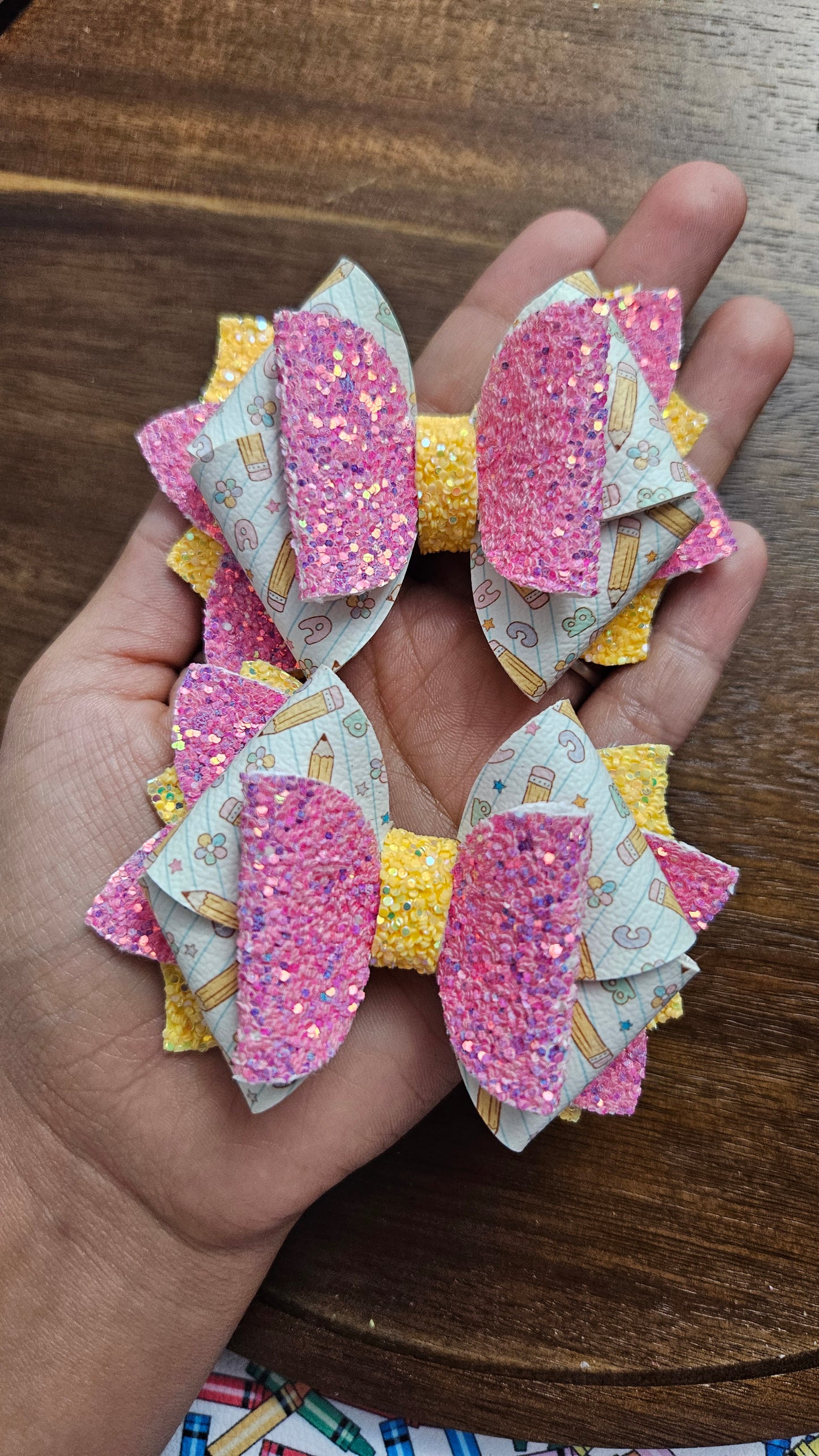 Back to school Pigtail set