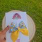 Highland cow hairbow
