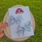 Blue pigtail set MimisArtisanShop