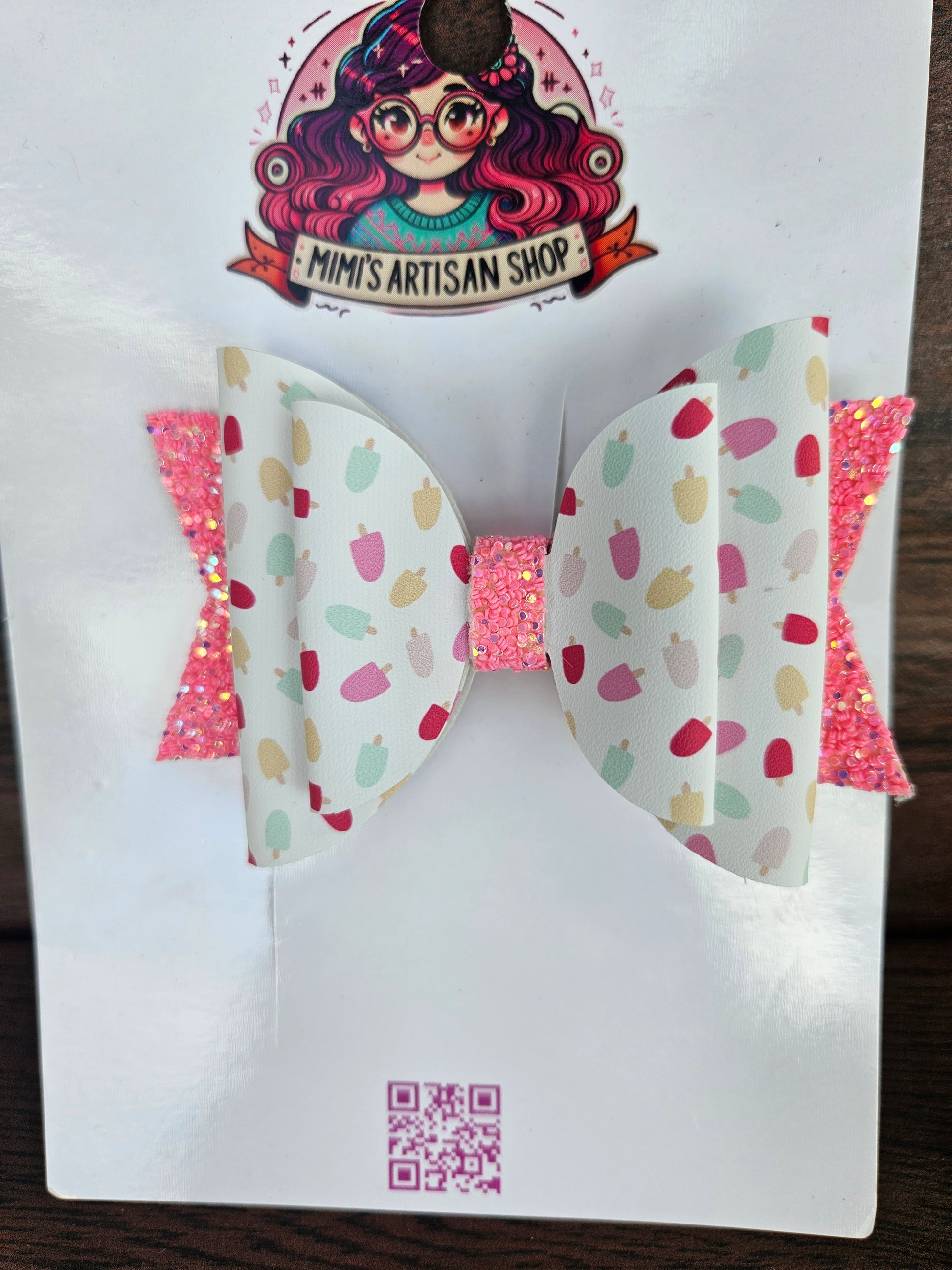 Ice cream hairbow MimisArtisanShop
