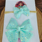 Sisters set hairbows MimisArtisanShop