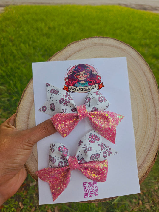 3inch Pink pigtails