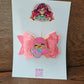 Mermaid pink hairbow MimisArtisanShop
