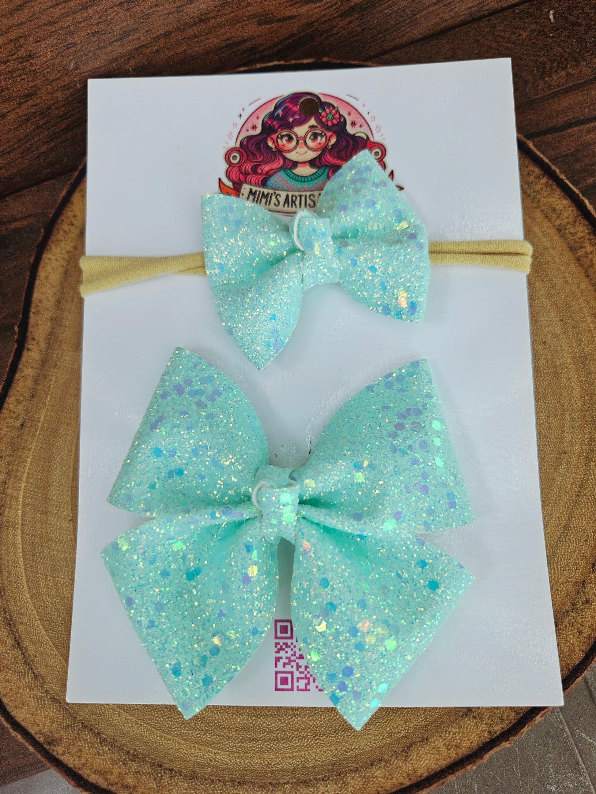Sisters set hairbows MimisArtisanShop