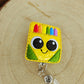 Crayon box badge reel MimisArtisanShop