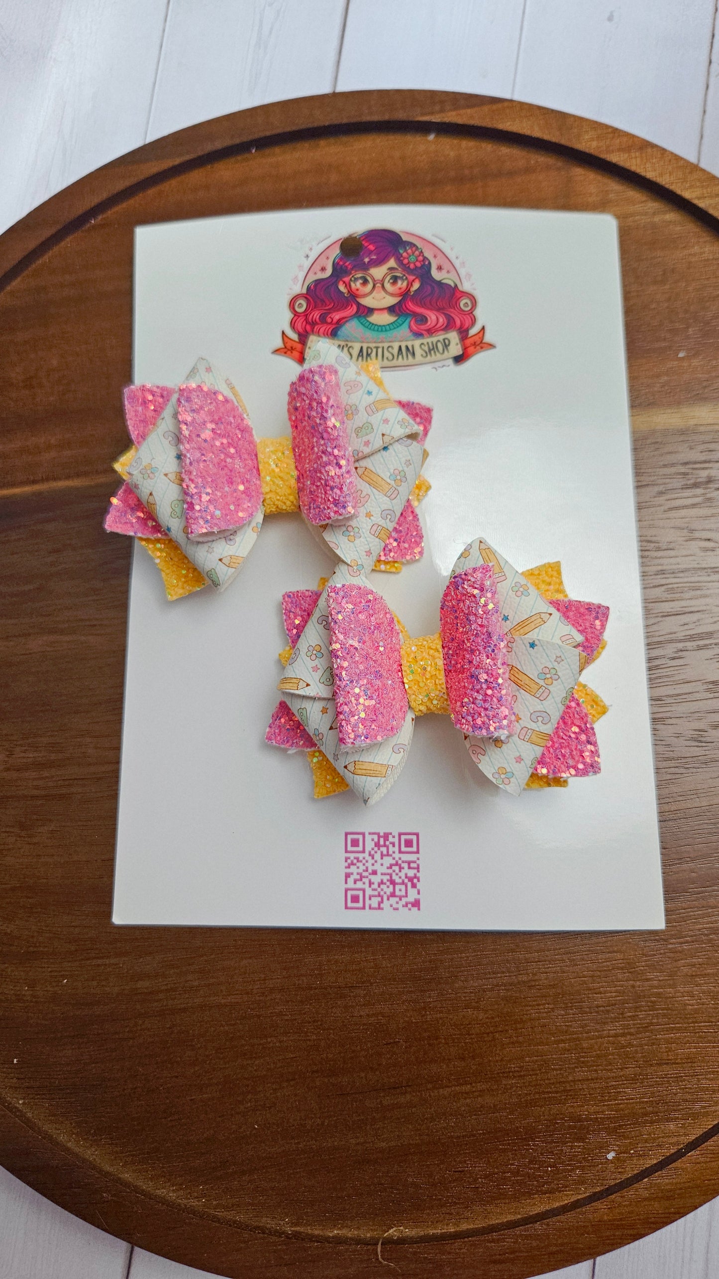 Back to school Pigtail set